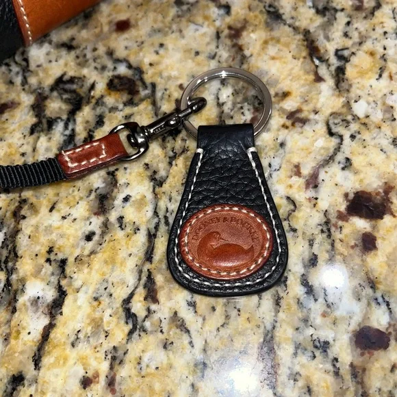 Dooney & Bourke Black and Brown Hobo Bag - Picture 5 of 8